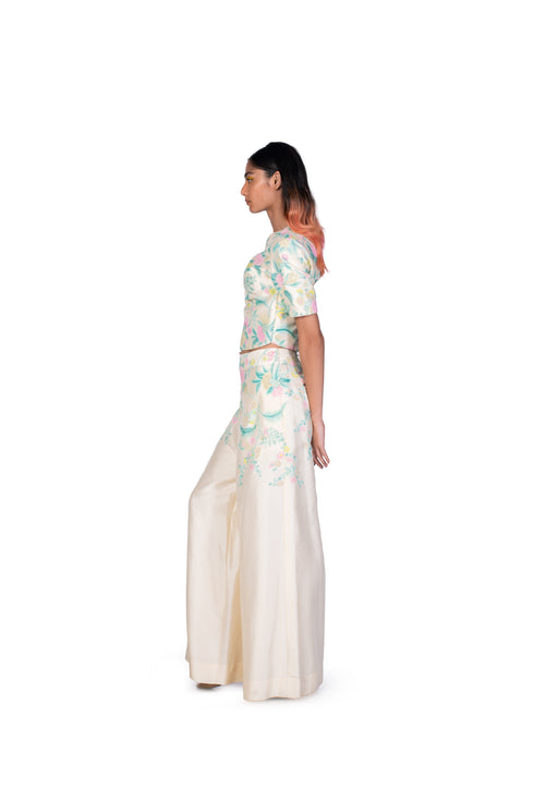 Teardrop Blouse with flared Pants